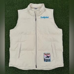 Undefeated Beige Puffer Vest